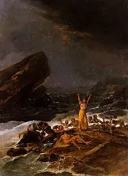 Naufragio, Goya, 1794.