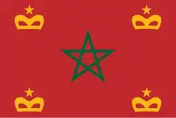 Bandera naval de Marruecos