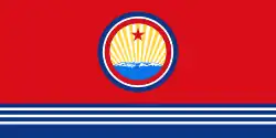 Bandera naval de Corea del Norte