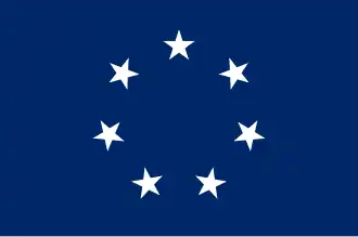 Bandera naval de la Confederación (1861-1863)