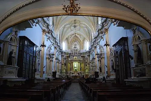 Iglesia del monasterio de San Gabriel de Cholula.
