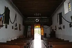 Interior de la parroquia
