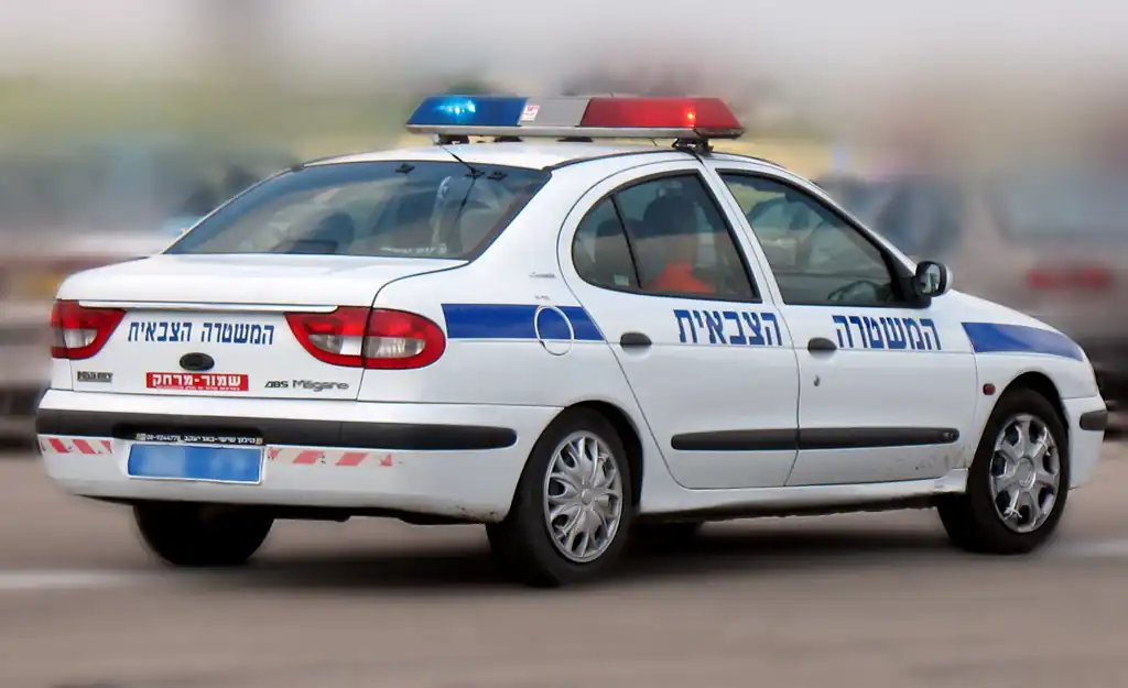 Renault Megane de la Policía Militar de las FDI.