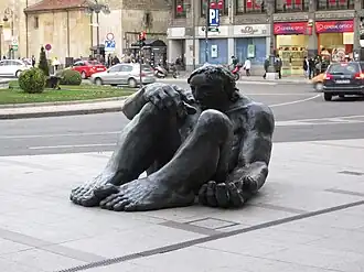 La Negrilla, en la Plaza de Santo Domingo