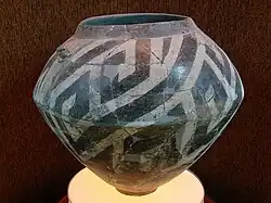 Vaso neolítico del sexto milenio aC. Museo Stara Zagora, Bulgaria.
