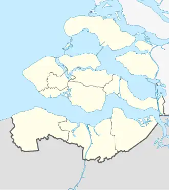 Midelburgo ubicada en Zelanda