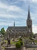 Netterden, la iglesia: la Sint Walburgiskerk