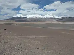 El macizo Nevado Tres Cruces.
