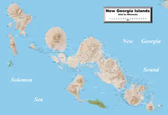 Vangunu en las de islas Nueva Georgia