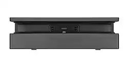 Parte superior del dock, con un puerto USB-C macho que se conecta a la consola.