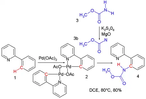 Amidación de un nitreno