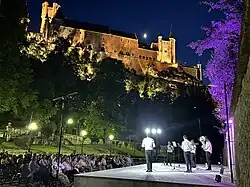 Concierto celebrado con motivo de la Noche de La Luna Llena en la Huerta del Rey del Alcázar, en el año 2024.