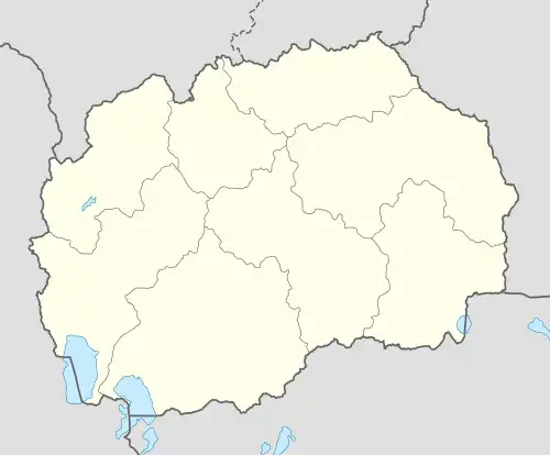 Tetovo ubicada en Macedonia del Norte