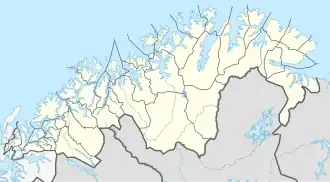 Malangsfjorden ubicada en Troms og Finnmark