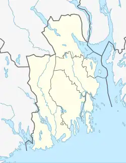 Río Numedalslågen ubicada en Vestfold