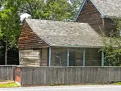 C. A. Nothnagle Log House en Gibbstown, es la casa más antigua (1638) de Nueva Jersey: la casa de troncos fue una de las mayores contribución suecas al Nuevo Mundo.