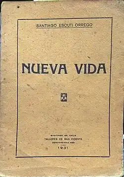 Colección de poemas de Santiago Escuti Orrego. Obra póstuma del autor.