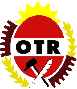 Escudo de la Organización de Trabajadores Radicales.