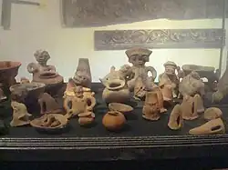 Objetos precolombinos hallados en el Valle de Orosi.