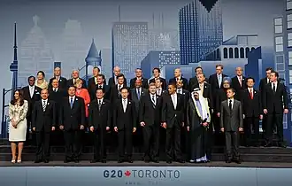4.ª Cumbre del G20 llevada a cabo en Toronto, Canadá.