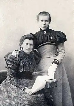 Olena Pchilka con su hija, Lesya Ukrainka