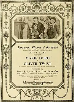 En Oliver Twist, 1916.