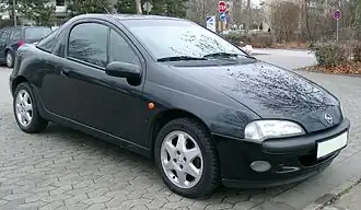 Chevrolet Tigra. Automóvil derivado del Corsa