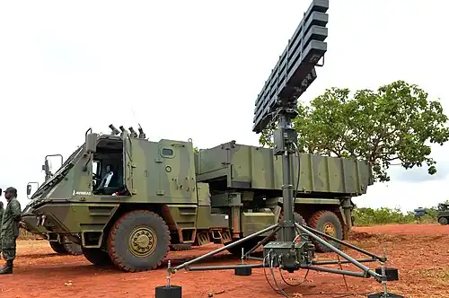 Astros MRLS y Radar SABER del CFN.