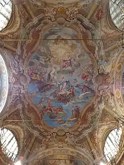 Giacomo Boni, Vergine Assunta, bóveda del Oratorio de San Felipe Neri