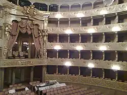 Interior del Teatro Nacional de São Carlos