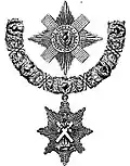 Estrella y Collar de la Orden del Cardo (Escocia)