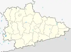 Shádrinsk ubicada en Óblast de Kurgán