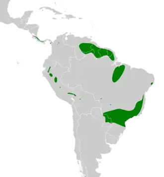 Distribución geográfica del picoagudo.