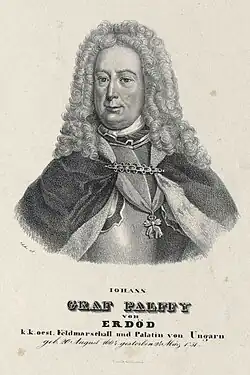 El conde János Palffy.