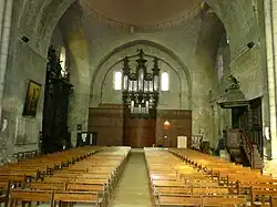 La nave y el órgano del sigloXVIII