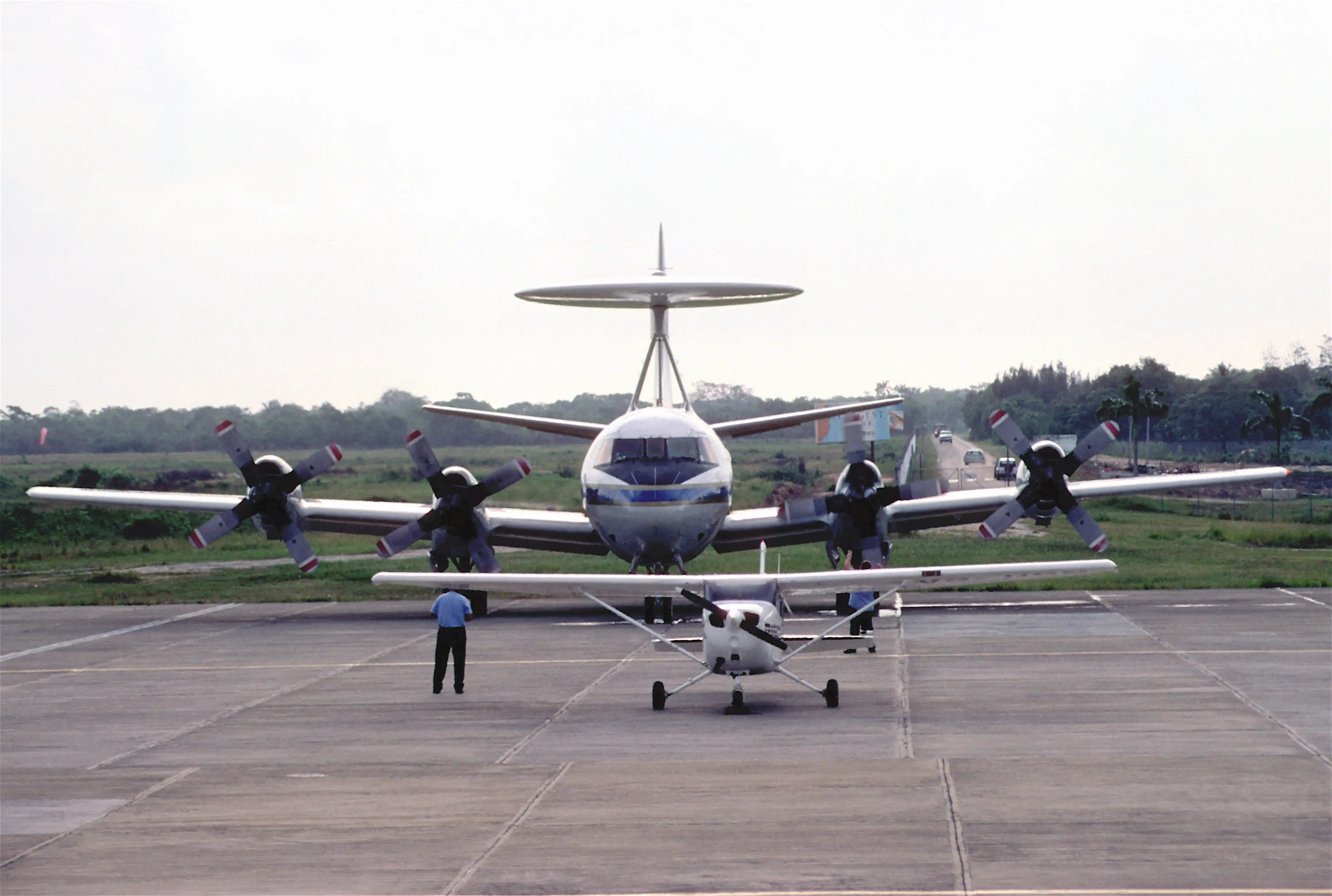 P-3 Orion of the U.S. Customs and Border Protection at Philip S. W. Goldson International Airport (3)