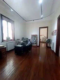 Primer piso de la estación convertido en museo del Pueblo i y completamente restaurado.