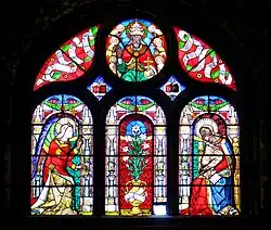 Vitral del transepto norte