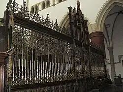 Puerta del coro de Sint-Bavokerk