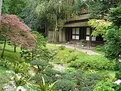 Casa del pueblo japonés.