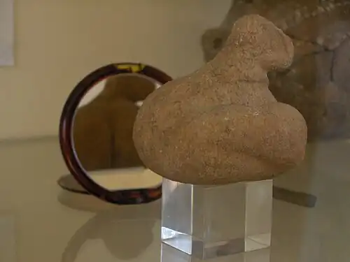 La llamada «dama de Sáliagos», una estatuilla neolítica fechada en torno al año 5000 a. C.