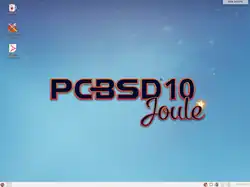 PC-BSD versión 10, el sistema operativo que más tarde se conoció como TrueOS.