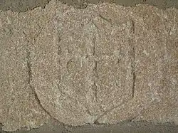 Cruz de Santiago en la iglesia