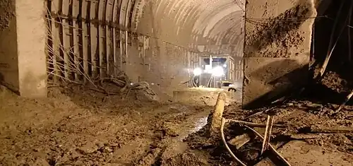 Operación de rescate en el túnel 1 de la central hidroeléctrica de Tapovan Vishnugad, Fecha: 8 de febrero de 2021