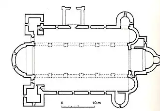 Planta de la colegiata