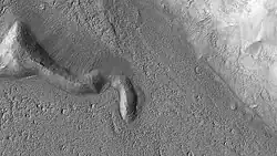 Depósito estratificado en Mamers Valles