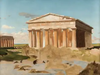 Boceto del museo de La Roche-Sur-Yon (58,5 x 78 cm).