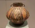 Jarra pintada del tipo guan. Qijia. Museo Provincial de Gansu, Lanzhou