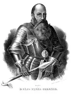 Pelayo Pérez Correa, 14.º Gran Maestre de la Orden de Santiago, conquistó Ayamonte a los musulmanes en septiembre de 1239.