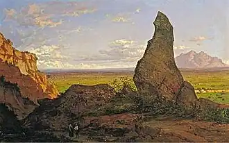 Montserrat desde la roca Dreta. Hacia 1852. Museo del Prado.
